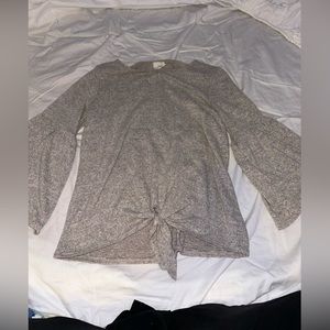 gray/gold caution to the wind dressy shirt